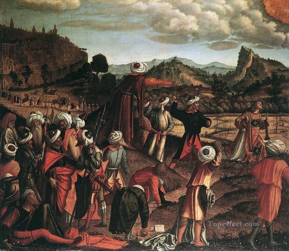 The Stoning of St Stephen Vittore Carpaccio Oil Paintings